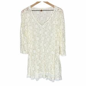 Marigold LA Lace Tunic/ Mini Dress/ Swim Suit Cover Up OS
